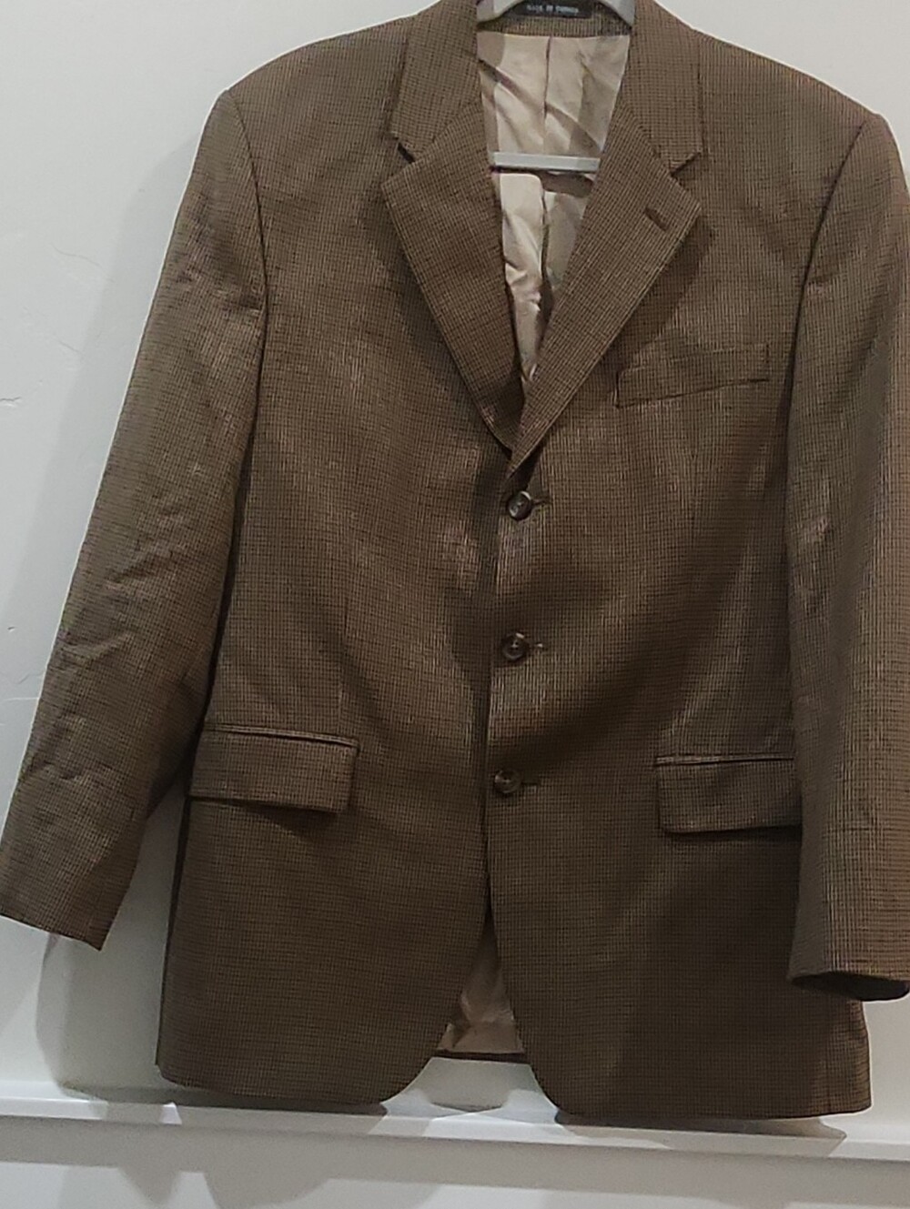 Ralph Lauren Men's Classic Brown Check Blazer - Tailored Style